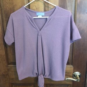 Purple Tie Tee